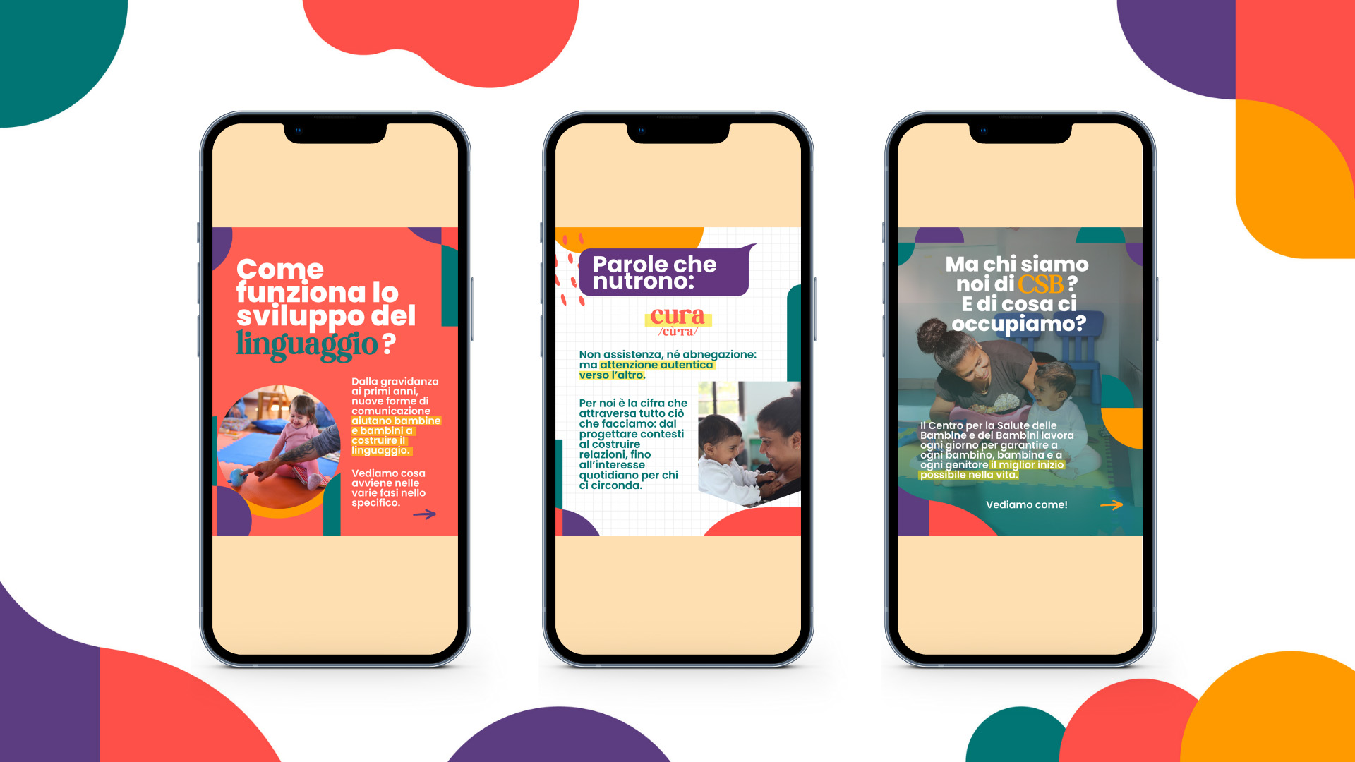 CSB tre grafiche instagram